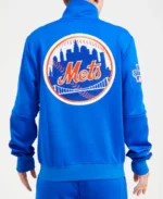 MLB New York Mets Track Jacket syle 2 back- Trendy Leather Jacket