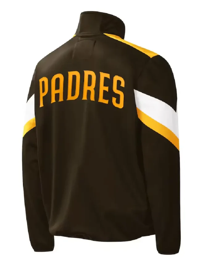 Mlb San Diego Padres G-Iii Sports Track Jacket Back - Trendy Leather Jacket