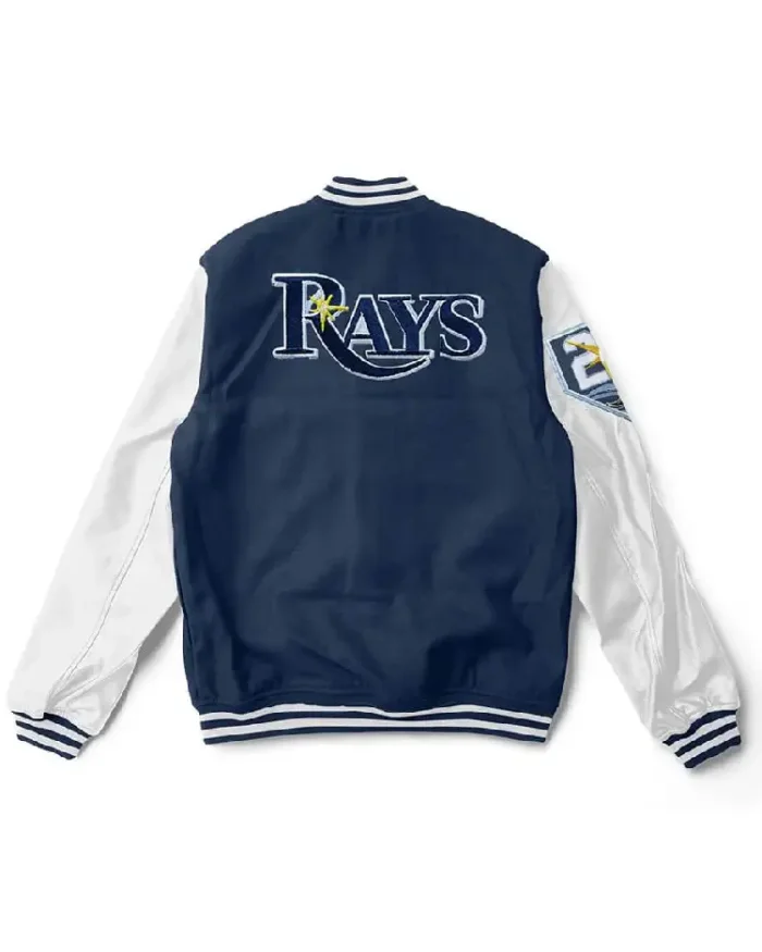 Mlb Tampa Bay Rays Club Varsity Jacket Back