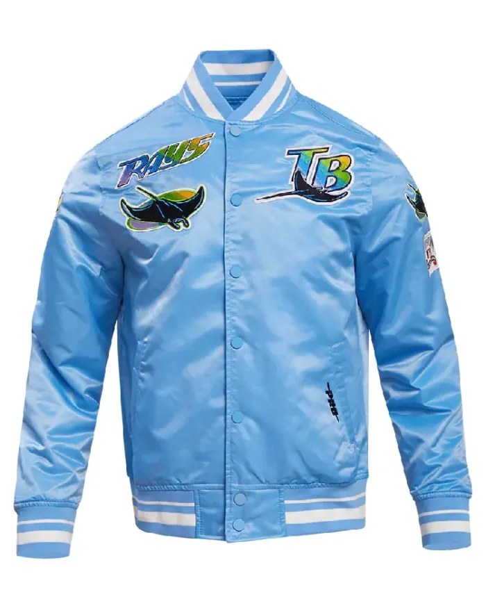 Mlb Tampa Bay Rays Retro Classic Satin Jacket