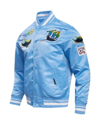 MLB Tampa Bay Rays Retro Classic Satin Jacket side