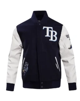 MLB Tampa Bay Rays Standard RFC Varsity Letterman Jacket