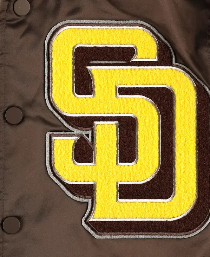 Men'S San Diego Padres Pro Standard Mash Up Satin Jacket Logo - Trendy Leather Jackets