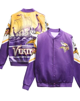 Minnesota Vikings Fanimation Jacket - Trendy Leather Jackets