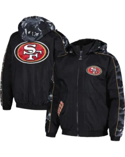 San Francisco 49ers Starter Black Thursday Night Gridiron Hoodie - Trendy Leather Jackets