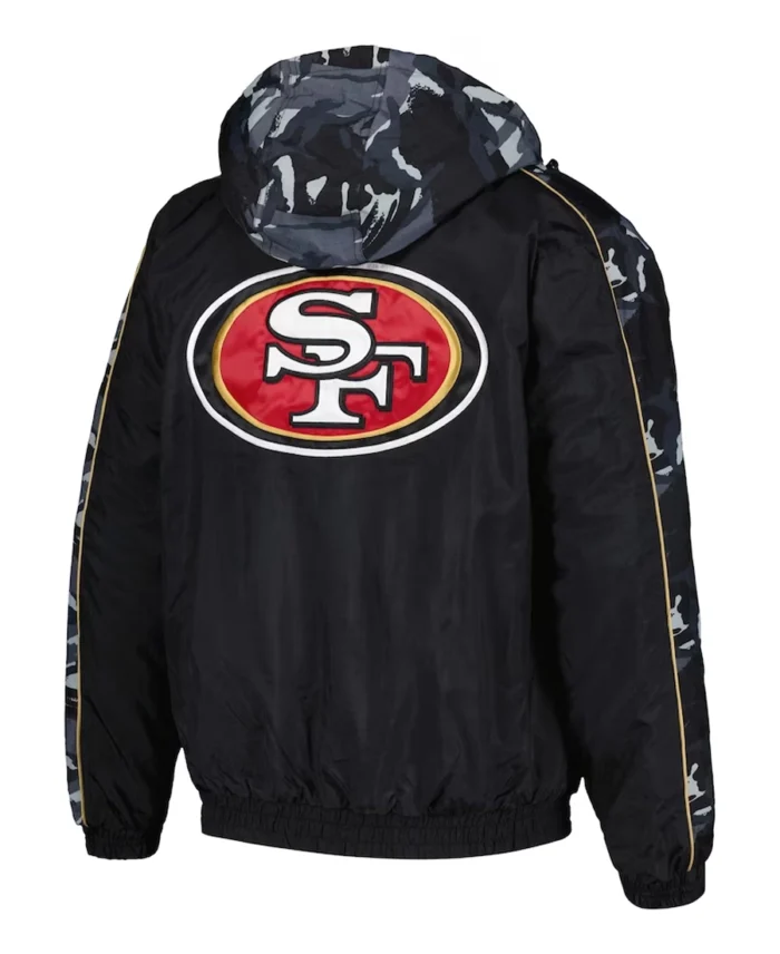 San Francisco 49Ers Starter Black Thursday Night Gridiron Hoodie Back - Trendy Leather Jackets