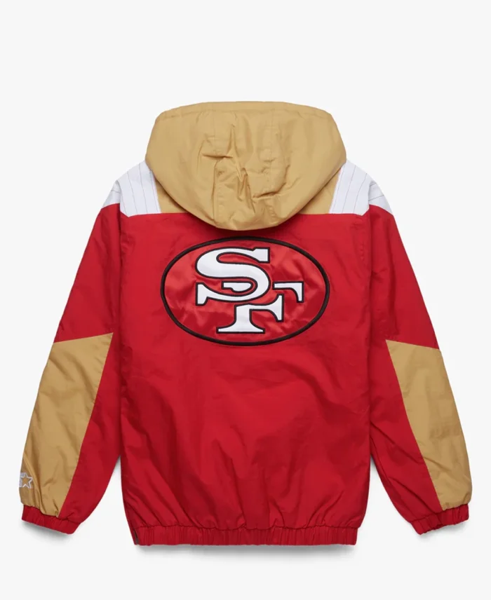 Shop Nfl 2024 Homage X Starter 49Ers Pullover Jacket For Men And Women On Sale - Trendy Leather Jackets