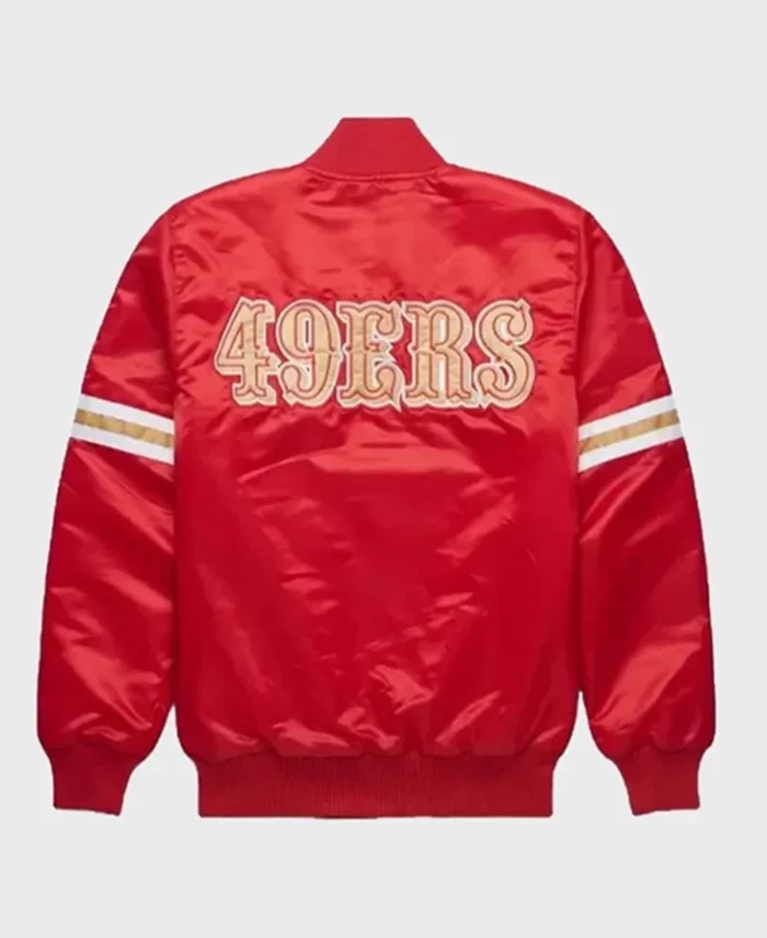 Shop Nfl Starter San Francisco 49Ers Red Jacket For Men And Women On Sale - Trendy Leather Jackets