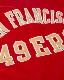 Shop San Francisco 49ers Homage X Starter Red Coach Jacket For Men And Women On Sale - Trendy Leather Jackets