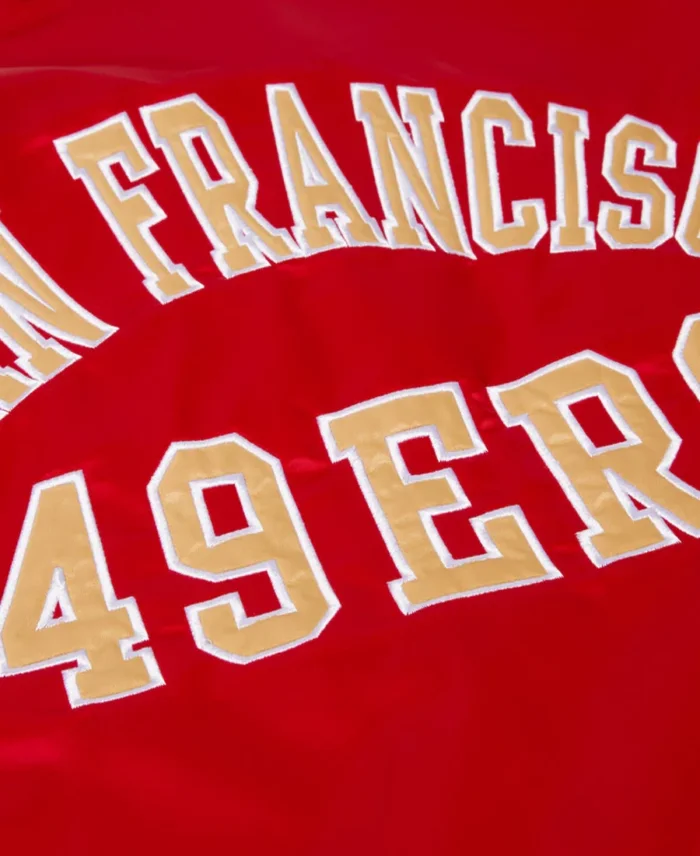 Shop San Francisco 49Ers Homage X Starter Red Coach Jacket For Men And Women On Sale - Trendy Leather Jackets