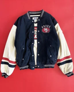 90s San Francisco 49ers Mirage Jacket - Trendy Leather Jackets