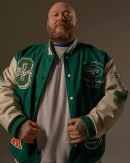 Action Bronson New York Jets OVO Jacket - Trendy Leather Jackets