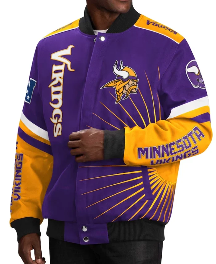 Carl Banks Minnesota Vikings G-Iii Sports Purple Extreme Red Zone Jacket - Trendy Leather Jackets