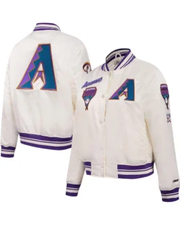 MLB Arizona Diamondbacks Retro Classic Satin Jacket - Trendy Leather Jackets