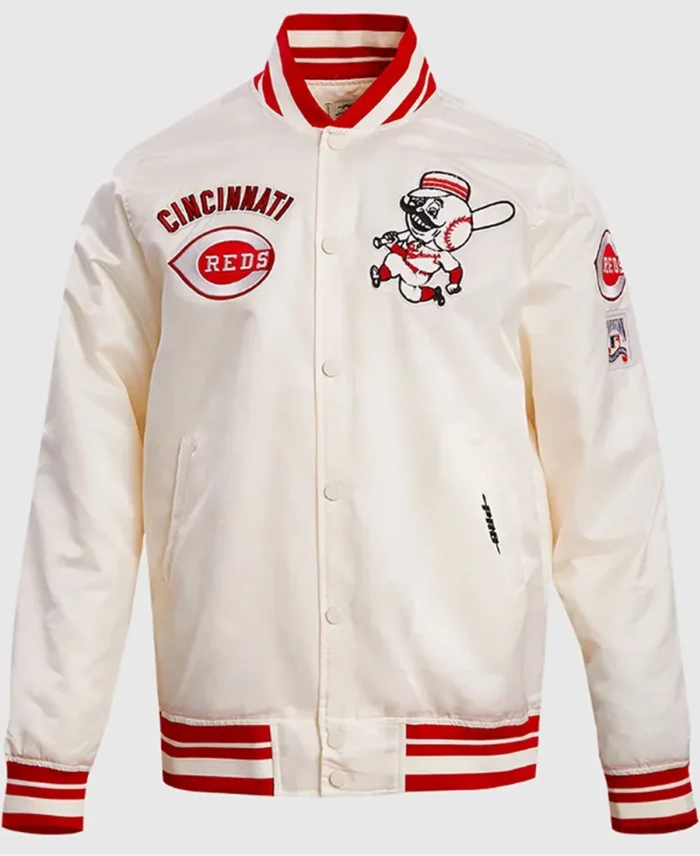 Mlb Cincinnati Reds Retro Classic Rib Jacket - Trendy Leather Jackets