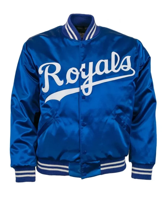 Mlb Kansas City Royals 1969 Bomber Satin Jacket - Trendy Leather Jackets