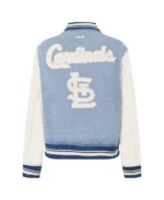 MLB St. Louis Cardinals Pro Standard Denim Varsity Jacket Back - Trendy Leather Jackets