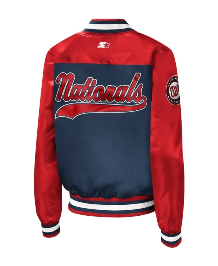 Mlb Washington Nationals The Legend Jacket Back - Trendy Leather Jackets