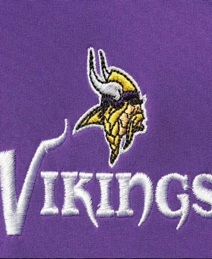 Minnesota Vikings Purple And Black Dunbrooke Hooded Jacket Logo - Trendy Leather Jackets