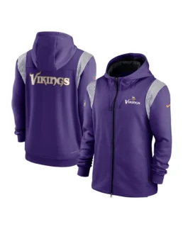 Nike Purple Minnesota Vikings Performance Jacket - Trendy Leather Jackets