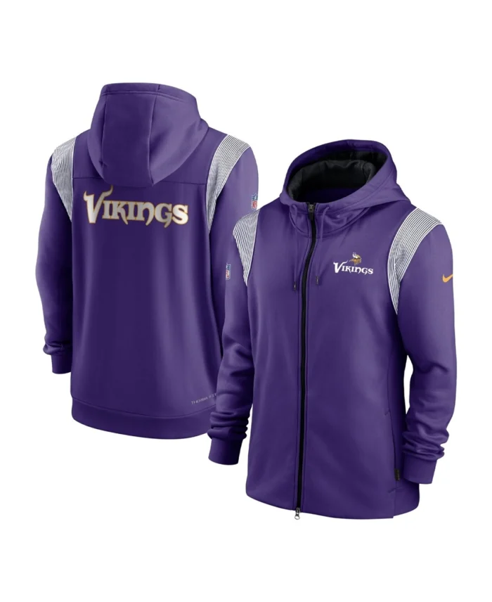 Nike Purple Minnesota Vikings Performance Jacket - Trendy Leather Jackets