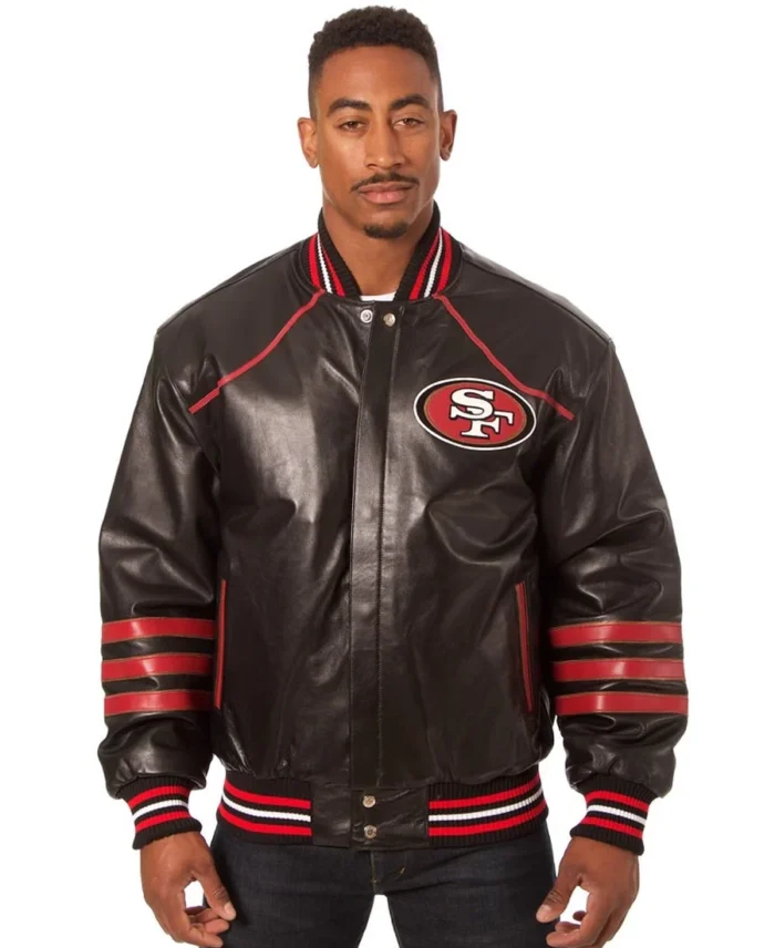 San Francisco 49Ers Jh Design Leather Jacket - Trendy Leather Jackets