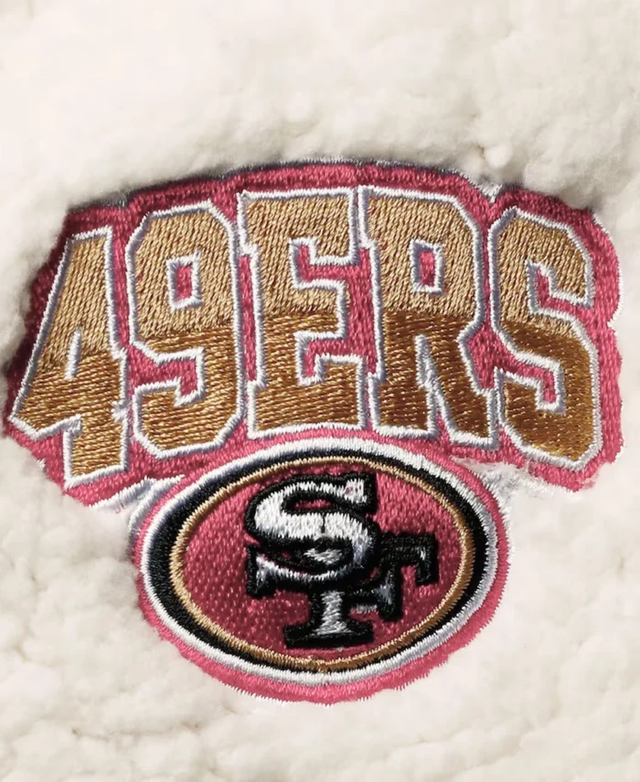 San Francisco 49Ers New Era Sherpa Jacket Logo