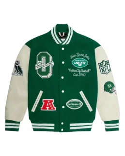 Shop Action Bronson New York Jets OVO Jacket For Men And Women On Sale - Trendy Leather Jackets