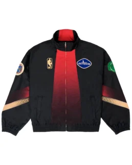 Shop Black Asian-American Heirloom Track Jacket For Men And Women On Sale - Trendy Leather Jackets