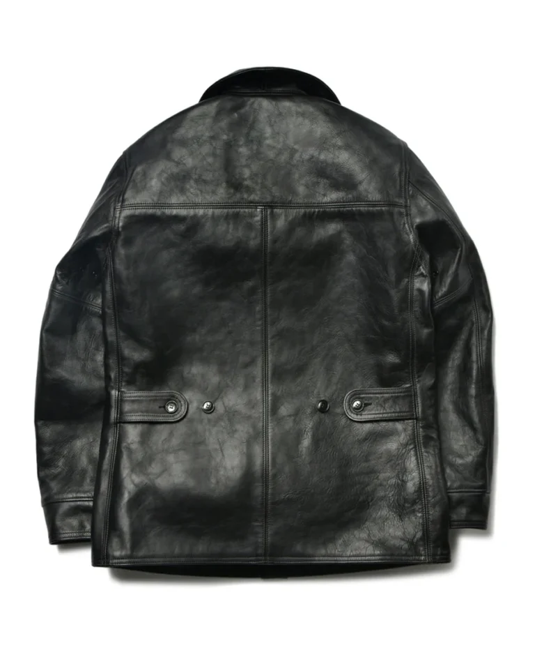 Shop Horse Hide Car Black Coat For Men And Women On Sale - Trendy Leather Jackets