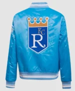 Shop MLB Kansas City Royals Retro Classic Rib Jacket For Men And Women On Sale - Trendy Leather Jackets