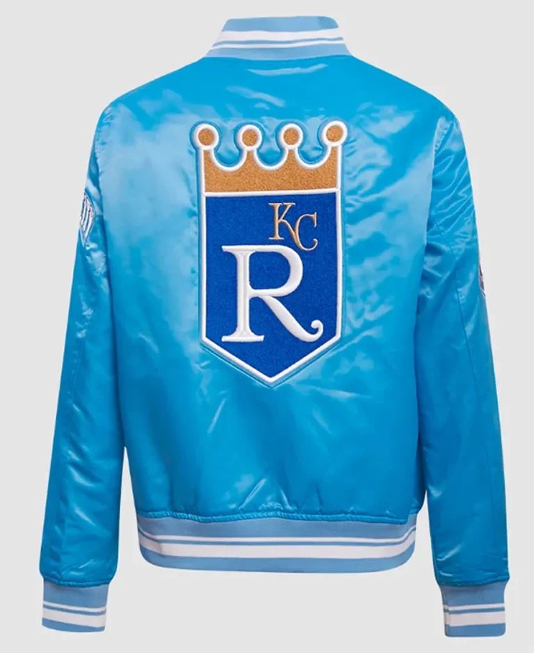 Shop MLB Kansas City Royals Retro Classic Rib Jacket For Men And Women On Sale - Trendy Leather Jackets