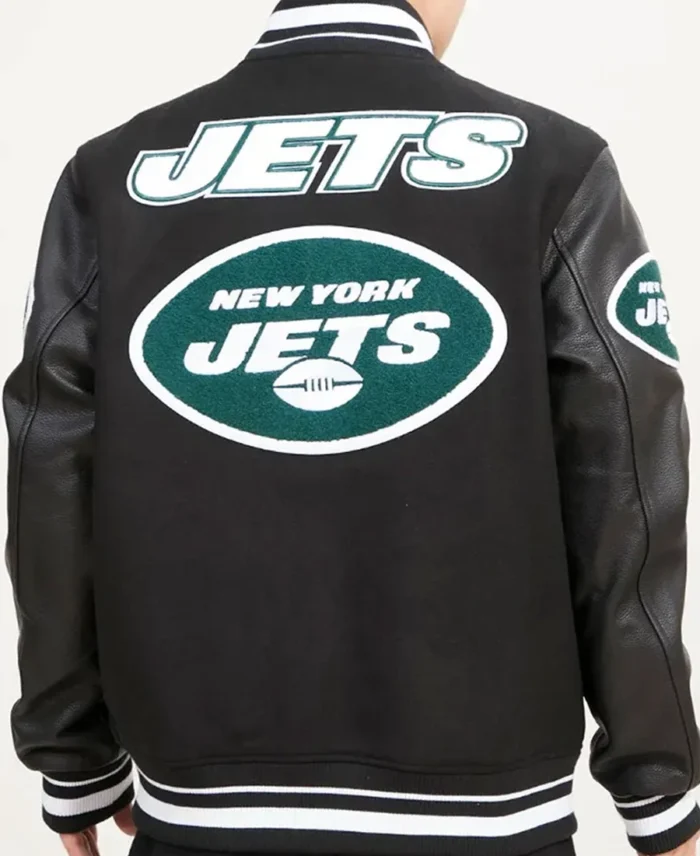 Shop Mashup New York Jets Varsity Jacket For Men And Women On Sale - Trendy Leather Jackets