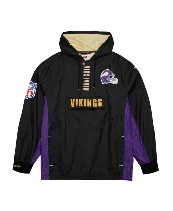 Shop Minnesota Vikings Og 2.0 Anorak Vintage Windbreaker Jacket For Men And Women On Sale - Trendy Leather Jackets