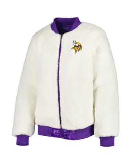 Shop Minnesota Vikings Reversible Fur Jacket For Men And Women On Sale - Trendy Leather Jackets