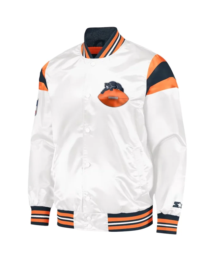 Shop Nfl Chicago Bears Vintage Satin Varsity Jacket For Men And Women On Sale - Trendy Leather Jackets