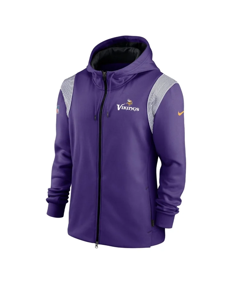 Shop Nike Purple Minnesota Vikings Performance Jacket For Men And Women On Sale - Trendy Leather Jackets