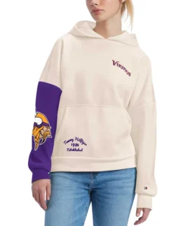 Tommy Hilfiger Minnesota Vikings Harriet Pullover Hoodie