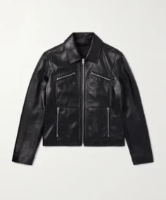 Celine Homme Cropped Leather Blouson Jacket - Trendy Leather Jackets