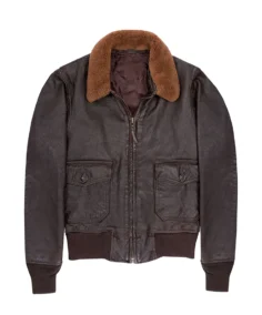 Classic Naval Aviator 100 Mission Flight Jacket - Trendy Leather Jackets