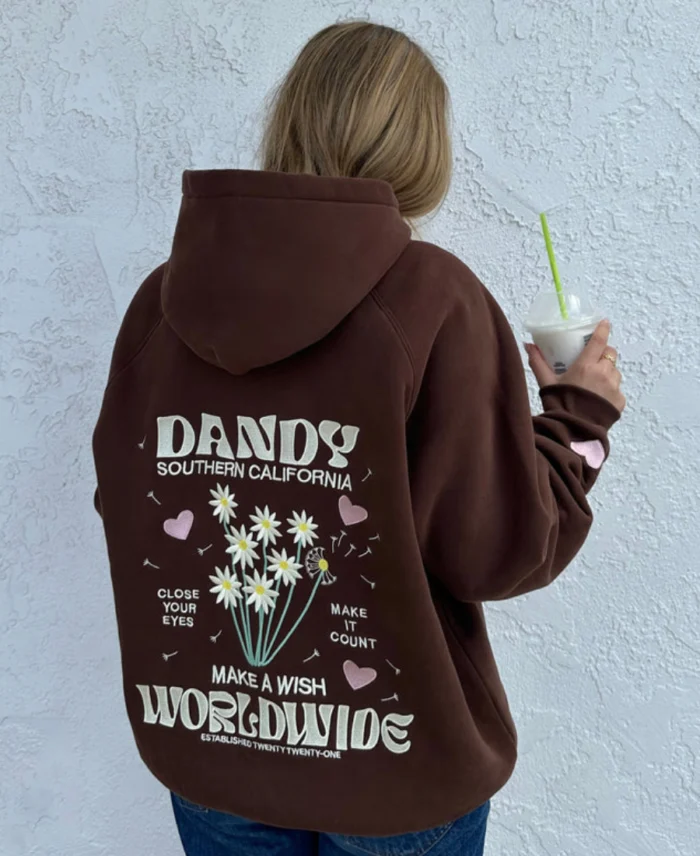 Dandy Make A Wish Hoodie Back - Trendy Leather Jackets