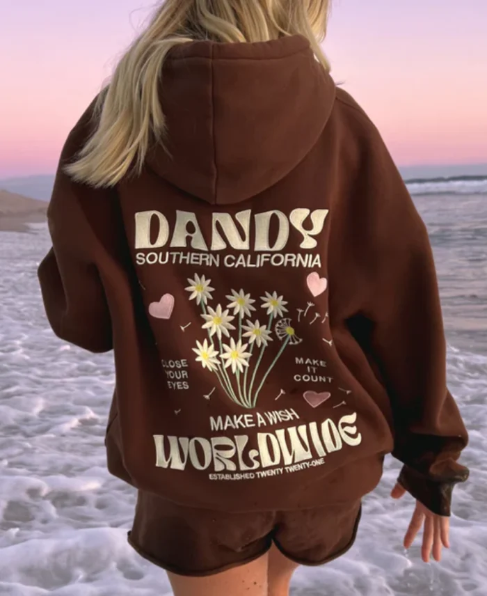 Dandy Make A Wish Hoodie Back View - Trendy Leather Jackets