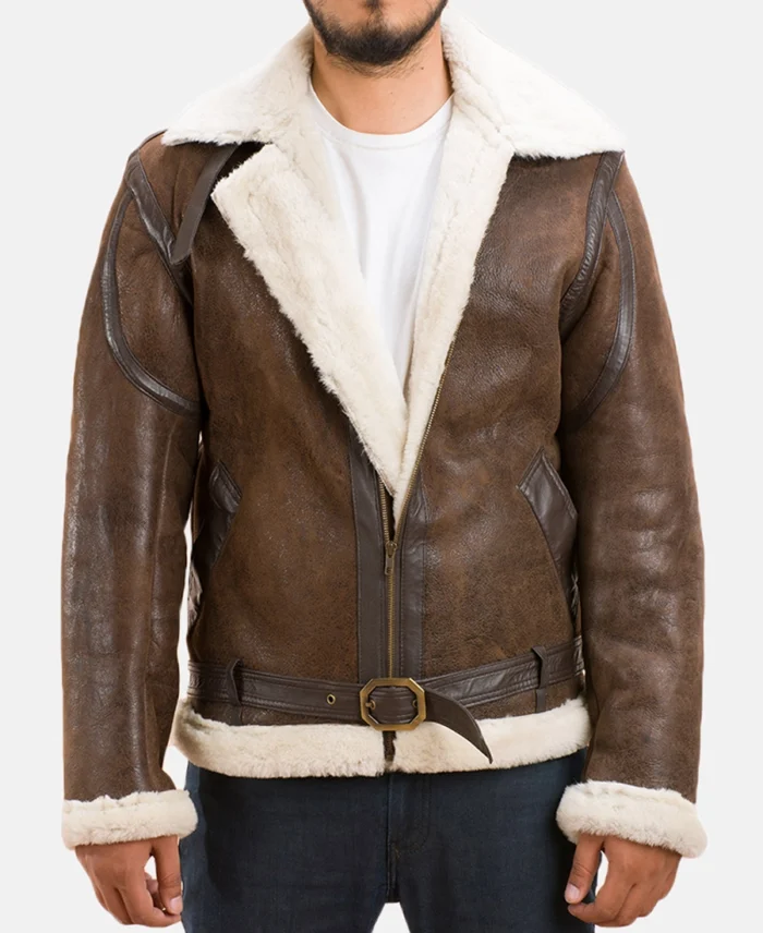 Forest Double Face Shearling Jacket - Trendy Leather Jackets