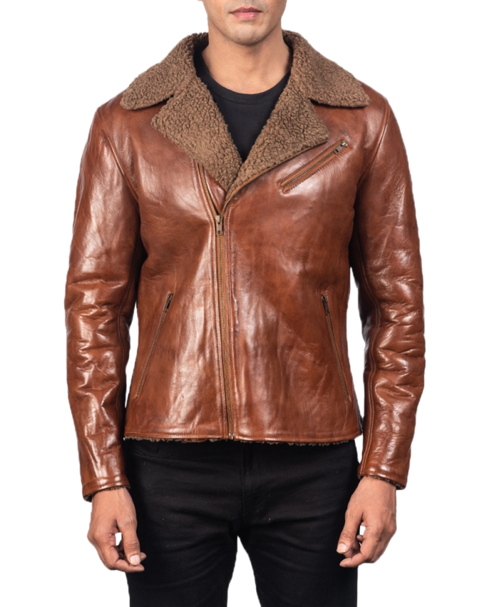 Men's Alberto Shearling Leather Jacket