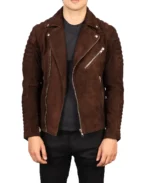 Men's Armand Suede Biker Jacket