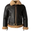 Men's Battle Shearling Leather Jacket