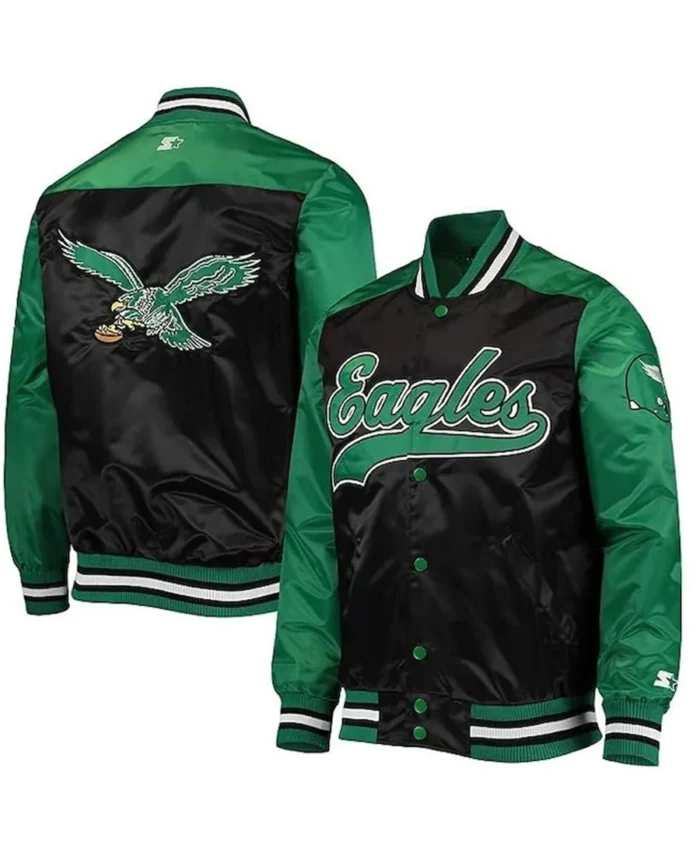 Renegade Philadelphia Eagles Varsity Jacket - Trendy Leather Jackets