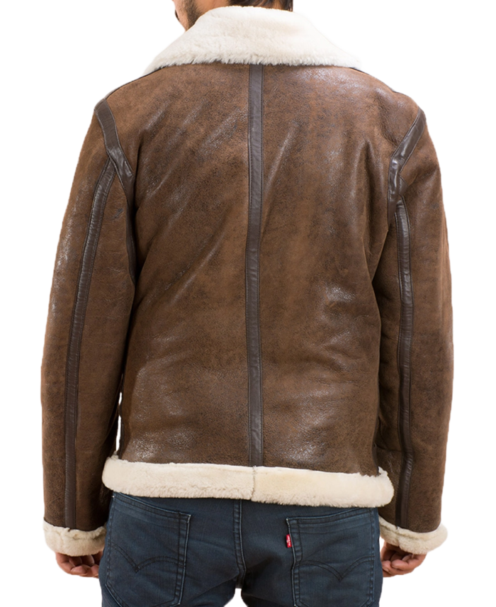 Shop Forest Double Face Shearling Jacket
