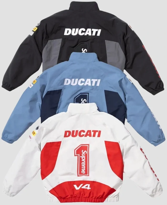 Shop Supreme Ducati Track Jacket For Men And Women - Trendy Leather Jackets