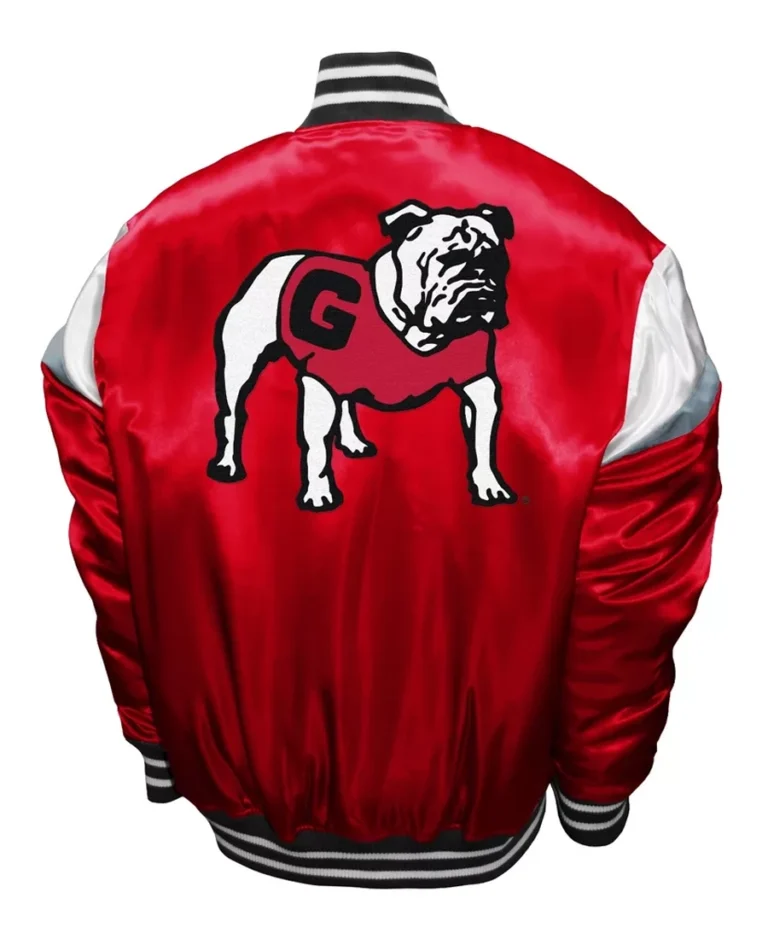 Shop The Georgia Bulldogs Club Stout Red Jacket - Trendy Leather Jackets